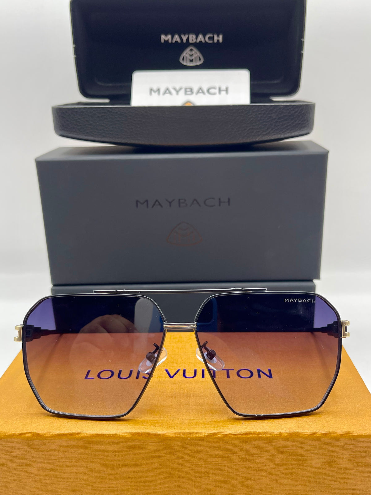 MAY BACH SUNGLASSES ✅ WITH ORIGINAL box and accessories.   MADE. IN ITALY 🇮🇹.