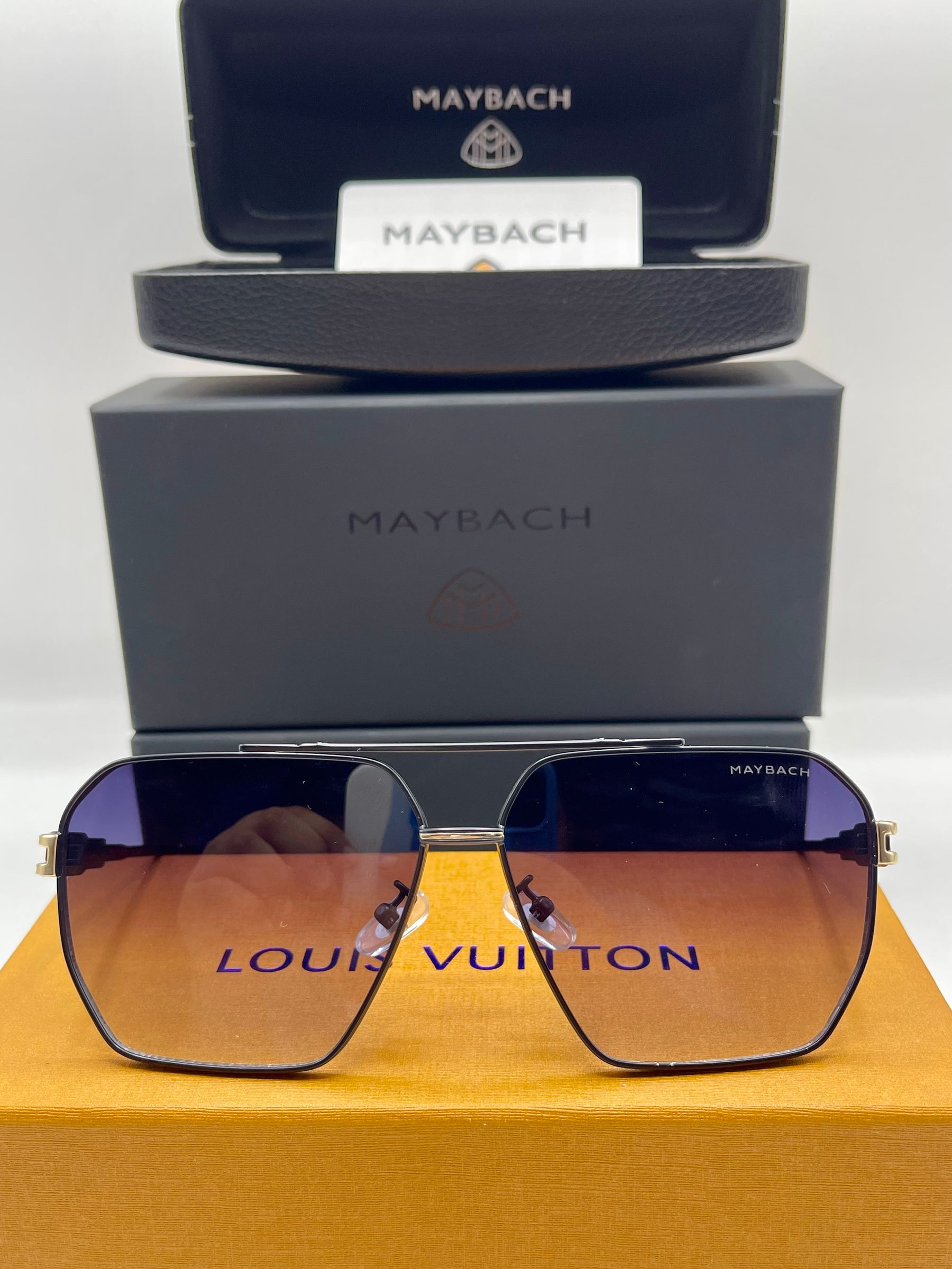 MAY BACH SUNGLASSES ✅ WITH ORIGINAL box and accessories.   MADE. IN ITALY 🇮🇹.