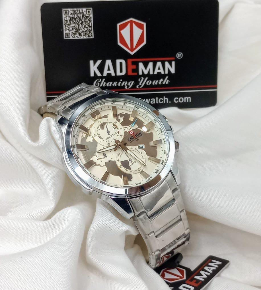 *KADEMAN*
*Original Watch* 
*Japanese Machine*
*Stainless steel chain*
*Det working*
 *With Original box and paperback*