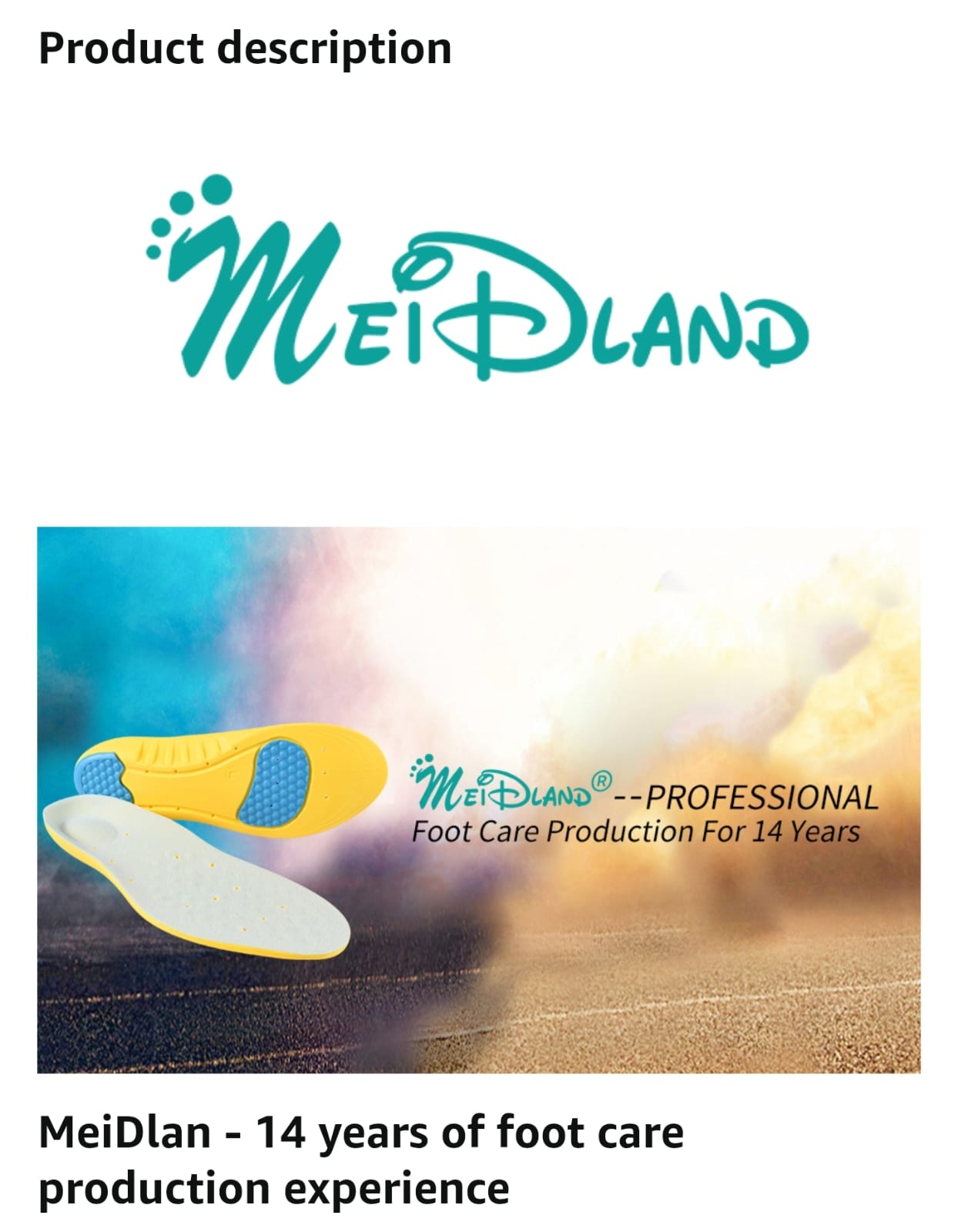 Medicated inner sole